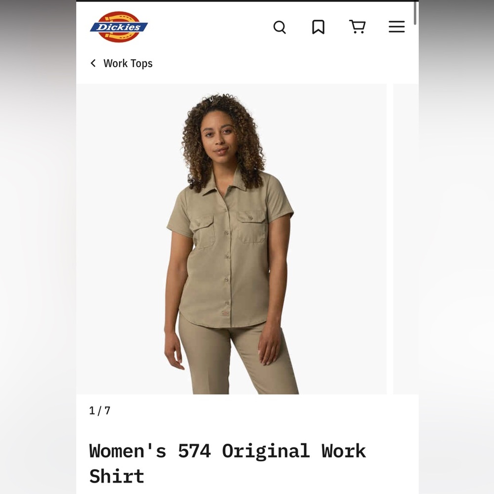 Dickies Women's 574 Original Work Shirt